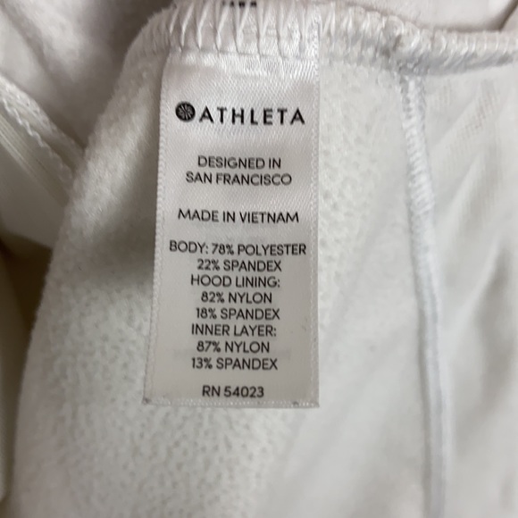 Athleta Bootcamp Hoodie in Off-White/Ivory Size Small - Picture 8 of 11